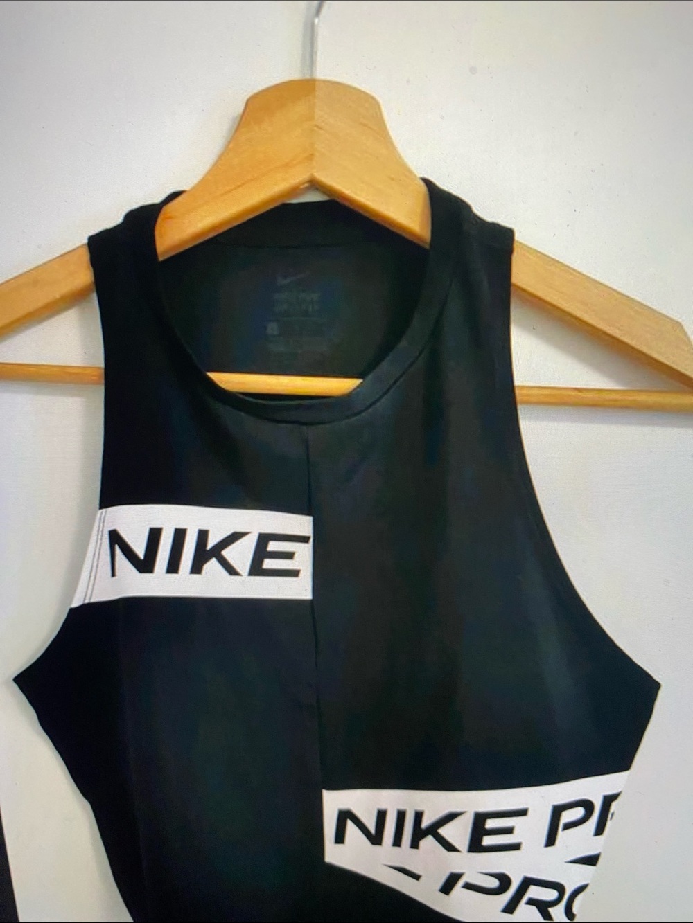 Nike Black and White Logo Muscle Tank